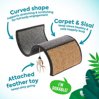 Petlinks Dream Curl Carpet Cat Scratcher - image 2