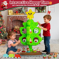 Handwell my first Christmas tree for toddlers with roly poly toys, trains and tracks - view 9