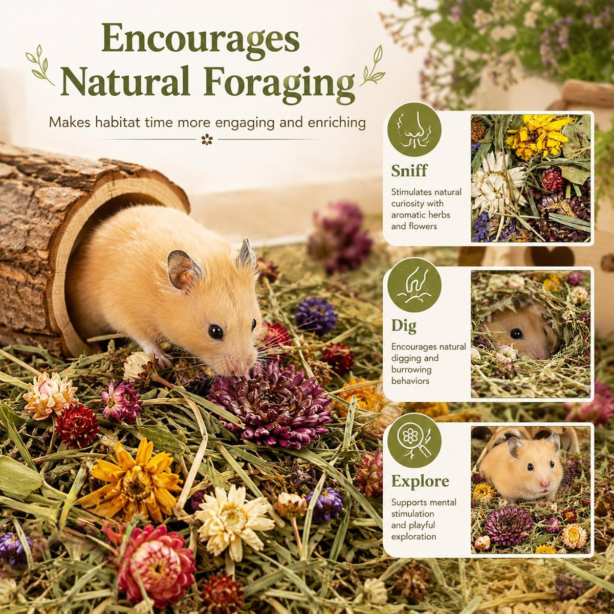 Sukh Hamster Bedding Odor Control - 200 Grams - image 2