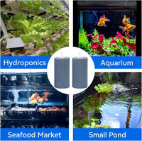 AQUANEAT Aquarium Air Stone 4x2 inch 2 Pack, Large Airstone - 4 inch 2 pcs - image 4