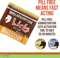 Dog Digestion - Dog Gut Health and Gas Relief - Bloating Relief and Digestion Supplement for Dogs - Dog Health Supplies - Gel Packets - 30 Use