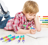 Chinco 20 Pieces Bear Stackable Pencils for Kids 5 in 1 Plastic Pencil – Fun for Kids & Family - 100 - image 4