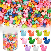 GWAHSA 240pcs Luminous Mini Resin Ducks - Mini Ducks