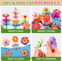 Garbo Star Girl Toys for 3 4 5 6 Year Old Girls Birthday Gift - 148 PCS - image 3