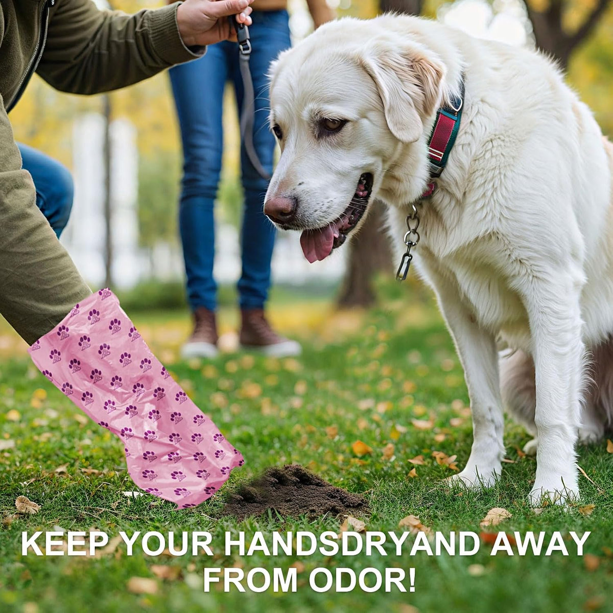 Dog Poop Bags Rolls with Dispenser 150 Count Biodegradable Bags - 1 Count (Pack of 150) / B-Purple(Lavender)-1 Dispenser+150 Bags - image 2