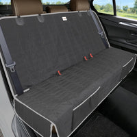 Dog Car Seat Cover for Back Seat - Black-Gray / SUV Bench-54"W / 1