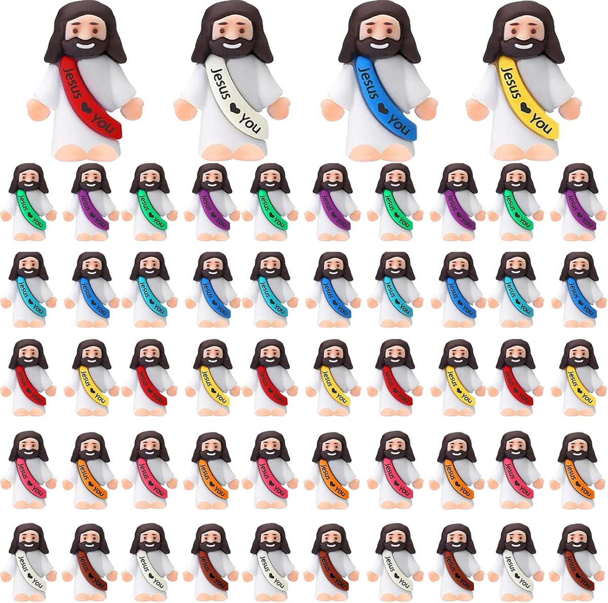 AKFAHOIF 20PCS Little Jesus Figures - 50
