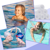 Hanaive white foam pool noodles, 6 pack, 52 inches long with hollow centers - view 30