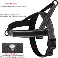 Annchwool No Pull Dog Harness with Soft Padded Handle - L / Black - image 4