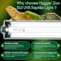 T5 Reptile Light Fixture Combo Kit 24W Light Fixture Reptile - 17w-green / 17W 24.3IN Green - image 3
