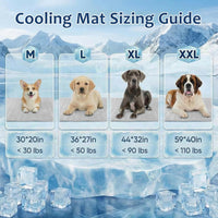 FunFurry Cooling Mat for Dogs，59"X40" Extra Large Pet Pad，Q-Max>0.5 - Light Grey / 36" x 27"（L） - image 3