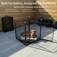 Dog Play Pen Indoors/Outdoor - 4 Panels / 24'' High - image 3