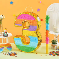 Rainbow Number 5 Pinata for 5th Birthday Party Decorations - 3 - image 4