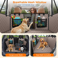 URPOWER Back Seat Extender for Dogs - Khaki / M - Cars / Full Size SUVs - image 3