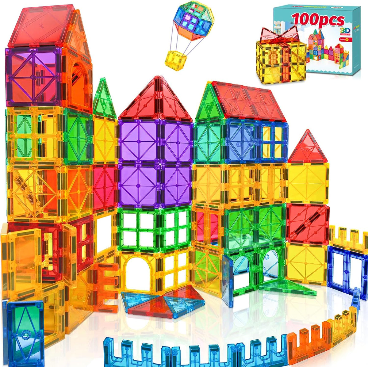 Magnetic People Figures for Kids - 100Pcs
