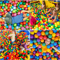 Vanland Ball Pit Balls, Plastic Playpen Balls for Babies Toddlers and Kids – Fun for Kids & Family - Bright colors / 100 Balls - image 2