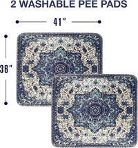 Washable Pee Pads for Dogs - Super Absorbent Reusable Puppy Training Pads - 100% Waterproof, Leak-Proof & Non-Slip Whelping Pads for Pet Housebreaking