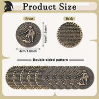 Nosiny 10 piece armor of God prayer coins in classic style alloy metal - view 26
