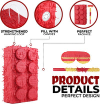 Mushroom Pinatas Bundle with a Blindfold and a Bat - Block - image 3