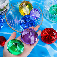MARFOREVER Extra Large Diving Gem Pool Toys 60MM Extra Big Colorful - Extra Big Gems - image 2