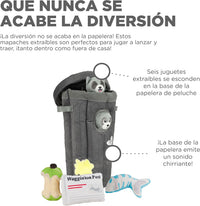 Outward Hound Hide-A-Birthday-Cake Plush Squeaky Dog Toy - Raccoon - image 3