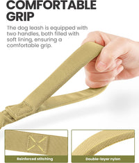 OutdoorMaster Bungee Dog Leash - Khaki/Tan / Max: 6'7" - image 2