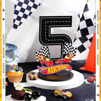 MiniInflat Race Car 5th Birthday Number Sign Centerpiece Race Car - 5th - image 3