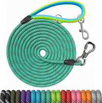 30 FT Dog Leash, Obedience Recall Training Agility Lead - 50ft*3/8" / Teal
