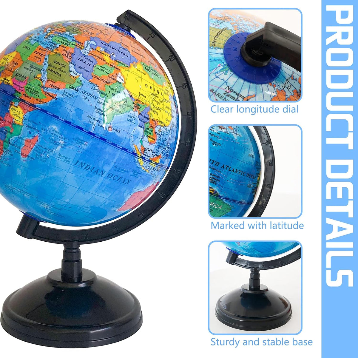 6'' Geographic World Globe for Kids - image 4