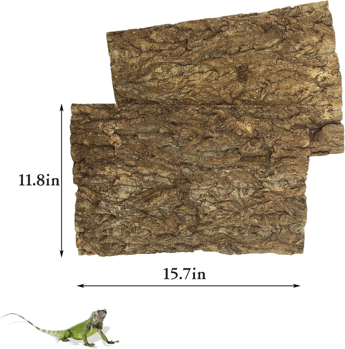 2PCS Cork Terrarium Background - 2Pcs-15.7"x11.8" - image 2
