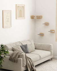 Megidok Cat Wall Furniture Corner Climbing Shelf Perches - M - image 4