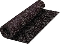 Playsafer Genaflex Rubber Gym Floor Mat, Heavy Duty Commercial Protective Gym Flooring Roll - 8mm Thick (4' X 6', 15% Grey)