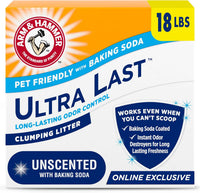 ARM & Hammer Ultra Last Clumping Cat Litter, Unscented, MultiCat