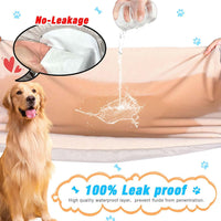 Dog Bed Covers Replacement Washable 100% Waterproof Dog Bed Sheets - Beige-30 x 20 inch - image 2