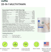 Wuffes Hip and Joint Supplement for Large Breeds and 23-in-1 Multivitamin Bundle