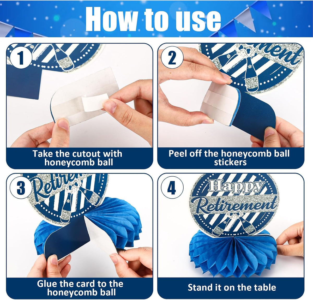 10 Pcs Retirement Party Decorations - Retirement Style A - image 4