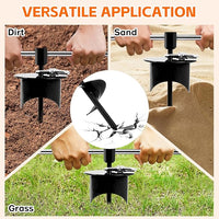 Snagle Paw Dog Tie Out Stake with Lock-Cap Prevents Pulling Out - Heavy Duty 360°Swivel Dog Stake for Outside,Yard, Beach & Camping - Rust Proof Ground Anchor for Dog Cable,Leash,Tether,up to 220 lbs