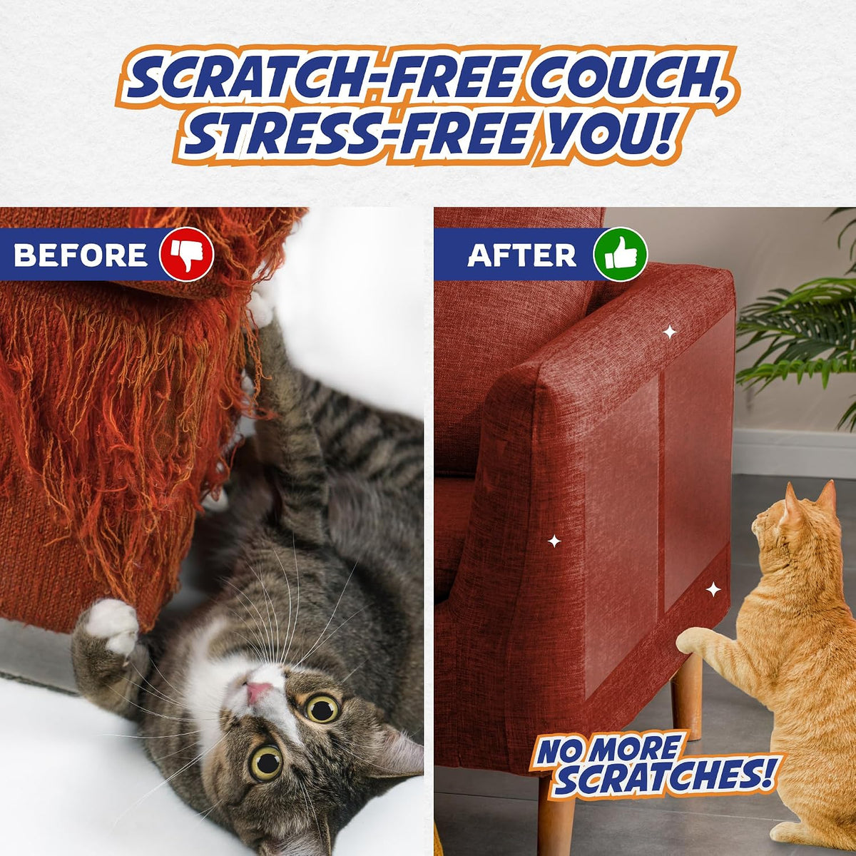 Panther Armor Cat Scratch Furniture Protector - 12 Sheets - image 4