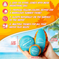 Billeeit. 5Pcs Rainbow Water Skipping Balls Set for Pool - Zest Tropical - image 3