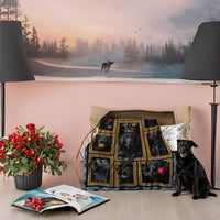 Levens Black Cat Blanket, Cozy Cats Blankets for Cat Lovers 60"x50" Soft Plush Black Cats Gifts - Dog Black / 50"x60" - image 4