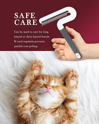 Flea Comb, TailGurus Effective Flea Comb for Cats & Dogs-Shedding Brush for All Pets-Long Hair Friendly-Durable-Versatile & Safe-Durable, Safe & Versatile-Portable,Pet-Friendly(TG2038)(Lime)