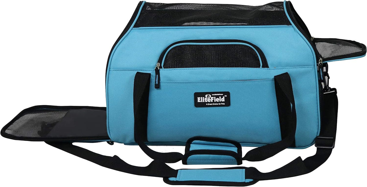 EliteField Soft-Sided Pet Carrier for Cats & Small Dogs – Essentials for Dogs - 17.0"L x 9.0"W x 12.1"H / Sky Blue - image 2
