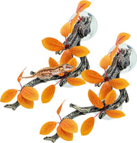 2 PCS Reptile Corner Branch - Orange, 2 Pcs