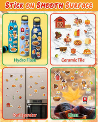 Benresive Reusable Sticker Book, Travel Stickers for Kids - Thanksgiving - image 4