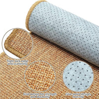 2PCS Rabbit Scratch Mat, Natural Bunny Pad Claws and Teeth Care - Natural 4pcs / 16"x12" - image 3