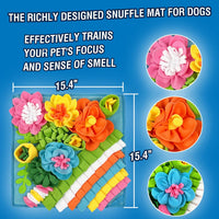Snuffle Mat for Dogs, Sniff Mat for Cats Puppies Rabbits - Light Blue - image 2