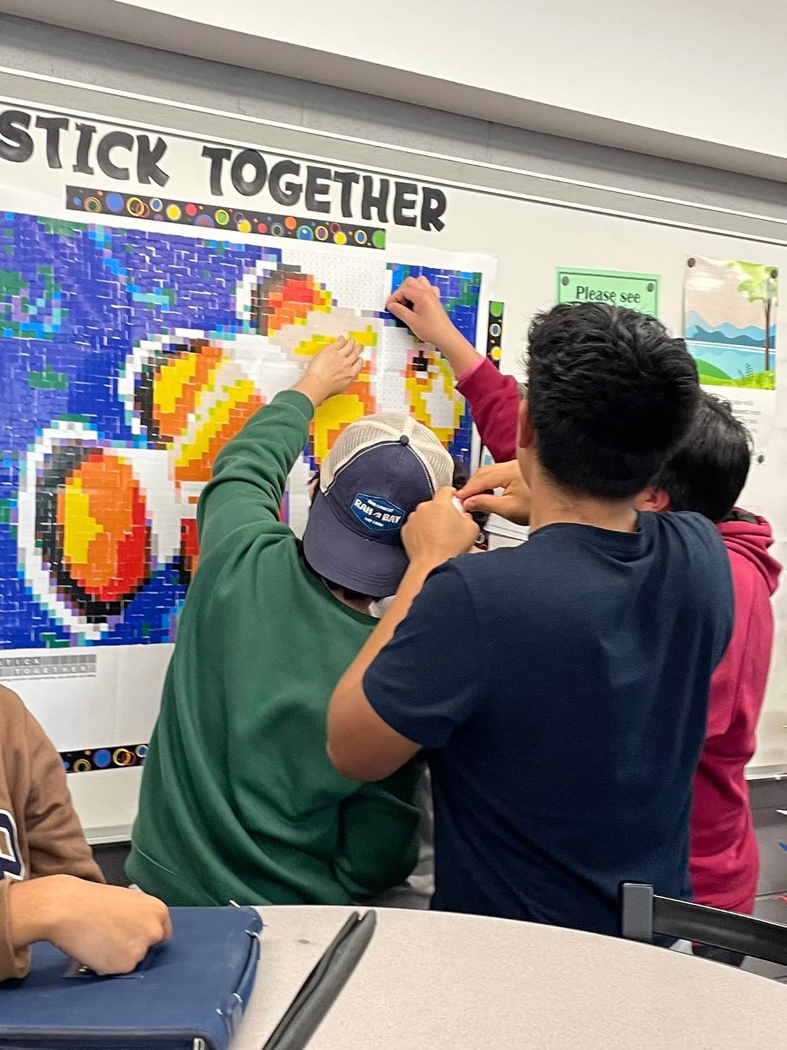 StickTogether Starry Night mosaic sticker poster kit, 40 x 36 inch - view 28