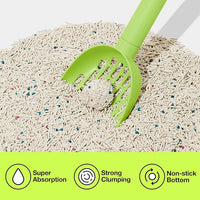 VETRESKA Tofu Cat Litter, Natural Kitty Litter Strong Clumping Flushable Pellets, Ultra Water Absorbent Deodorant Tofu Litter, Dust-Free Low Tracking Cat Litter, Cactus(5.5lb×2bags)