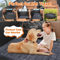 IJVAE Dog Seat Cover for Back Seat - Grey / For Car/SUV/Small Truck - image 4