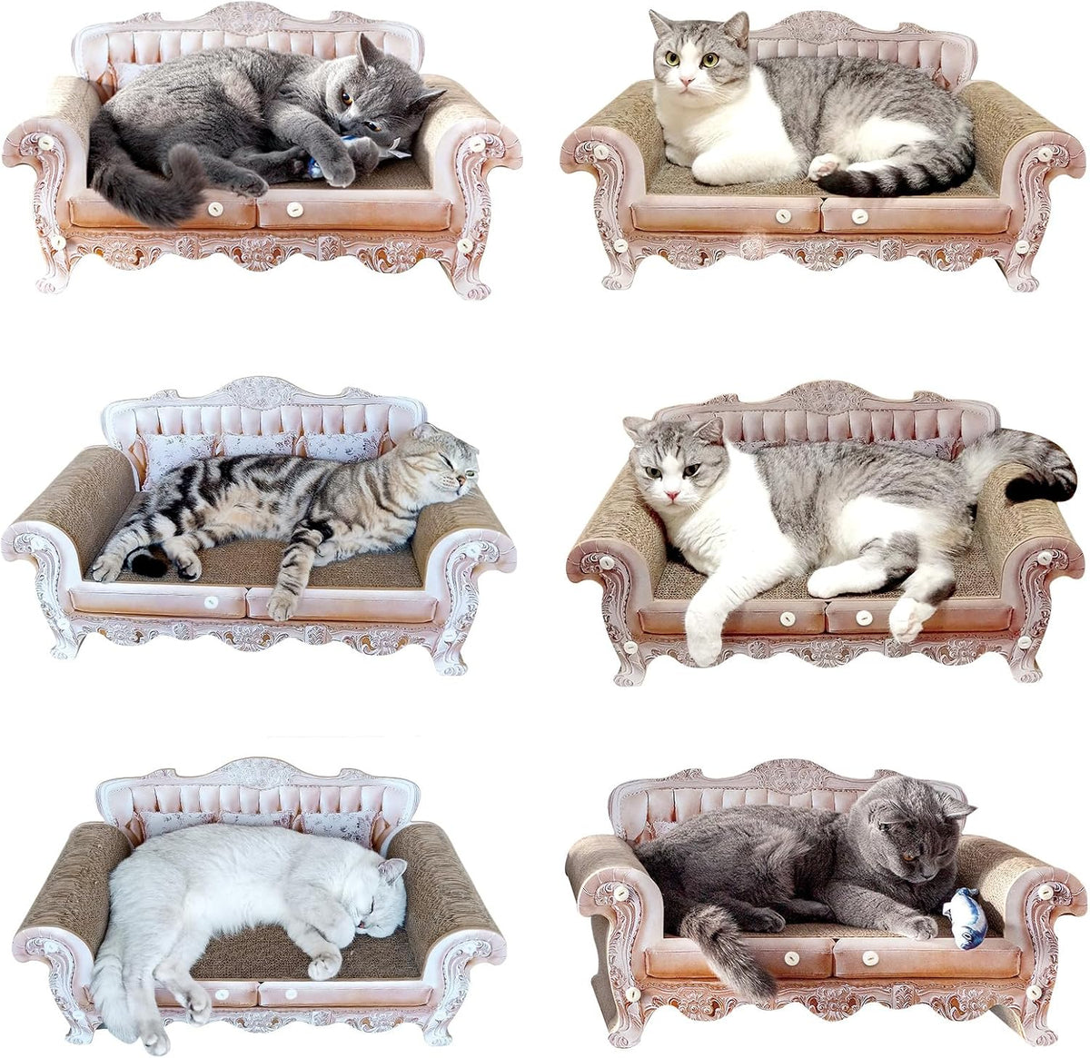 Royal Cat Scratcher Sofa & Box - image 3